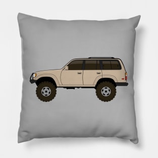 fj80 Land Cruiser tan Pillow