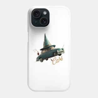 Wizard Flying Car Shirt, Vintage Flying Cars Phone Case