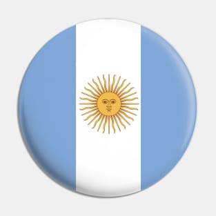 Argentina Flag Emblem Pin