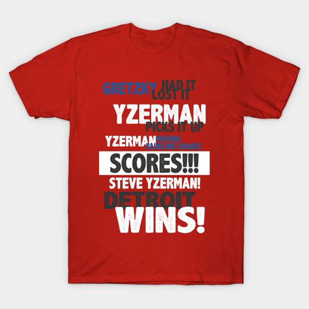 yzerman t shirt