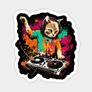 Cat DJ - Splash 90s - DJ Cat - Deadmau5 - Deadmouse Magnet