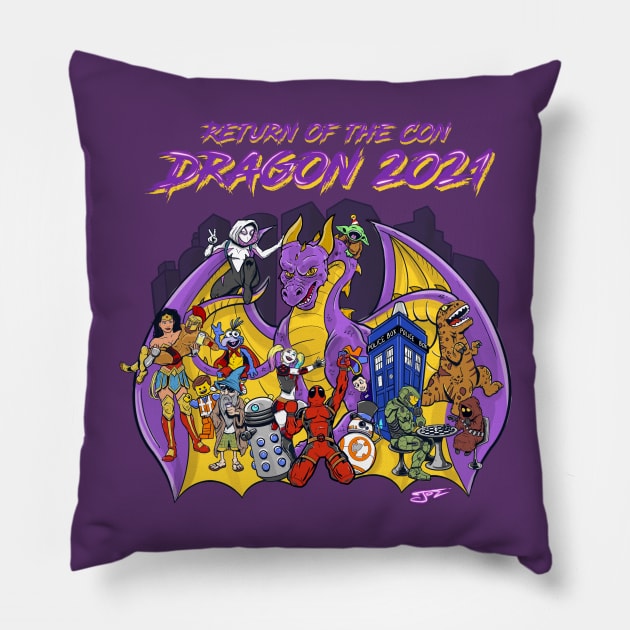 Unofficial DragonCon 2021 Pillow by Archmagnus