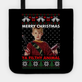 Merry Christmas Ugly Sweater Tote