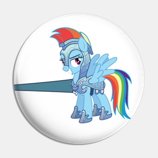 Jouster Rainbow Dash Pin