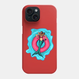 Mermaid swimming Phone Case