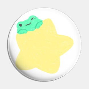 Star frog Pin