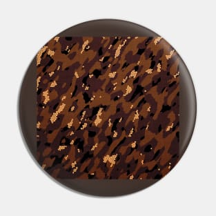 Camouflage - Brown Pin