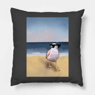 seagull like a boss Pillow