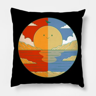 Sunset and Sunrise Pillow