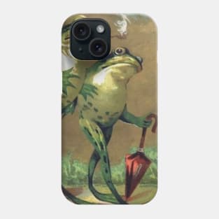 Frogs Take a Leisurely Stroll Phone Case