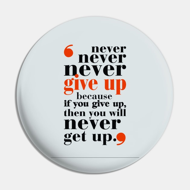 Never give up in your life Gym Motivational Quotes Pin by labno4