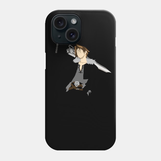 Cool Squall Leonhart Minimalistic Phone Case by Kidrock96