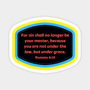 Bible Verse Romans 6:14 Magnet