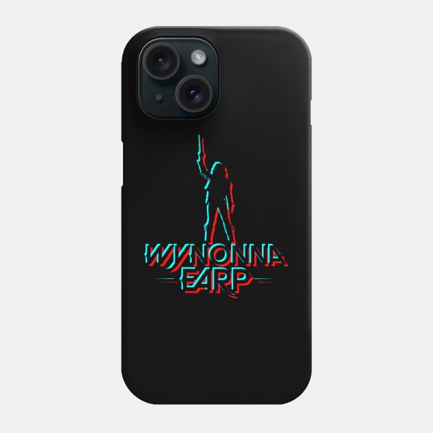 Wynonna Earp Retro Blur - Black Phone Case by viking_elf