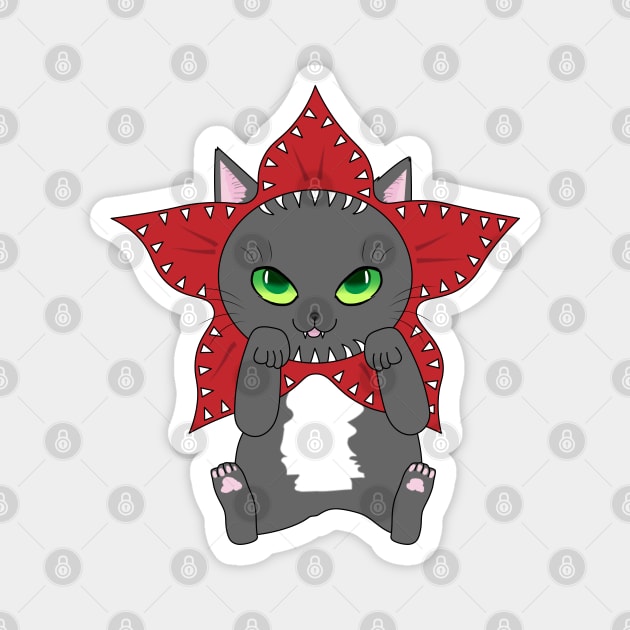 Stranger Things - Demogorgon Cat Magnet by akwl.design