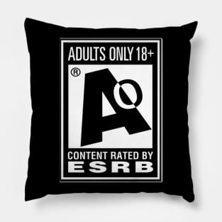 AO for Adults Only Pillow