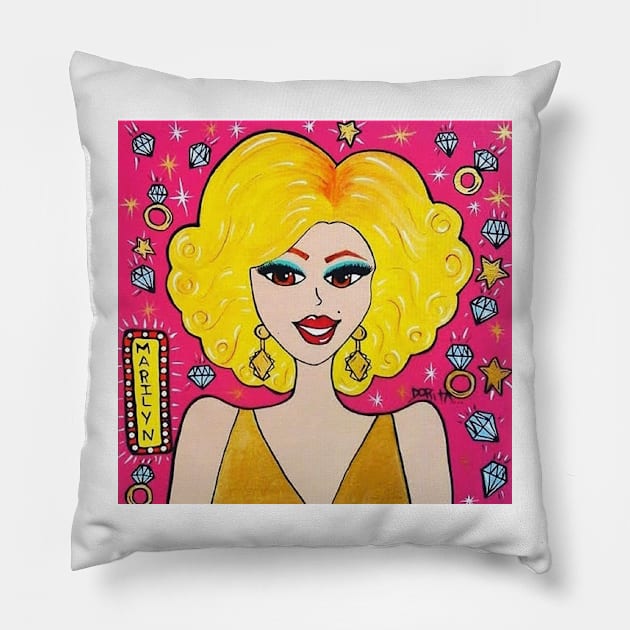 Mari_Rosada Pillow by DoritaArtes