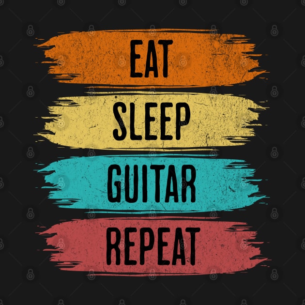 Eat Sleep Guitar Repeat by Odetee