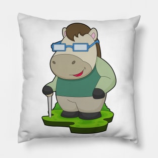 Horse Gentleman Sunglasses Pillow