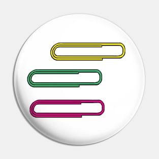 A nice trio of paperclips Pin