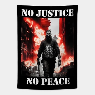 No Justice No Peace Tapestry