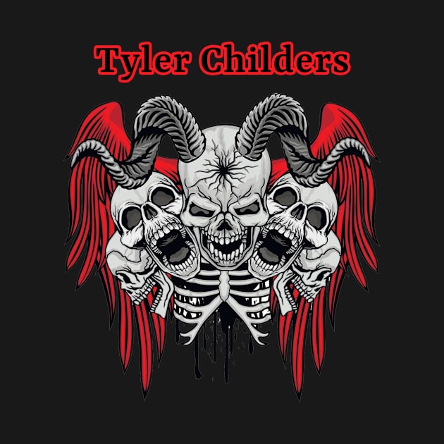 Five Skulls and Wings Tyler Childers by Ohaiyou