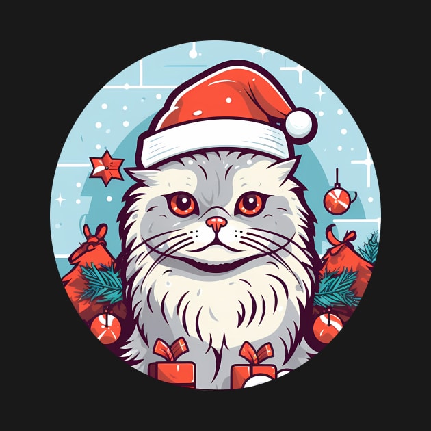 Siberian Cat Xmas, Love Cats by dukito