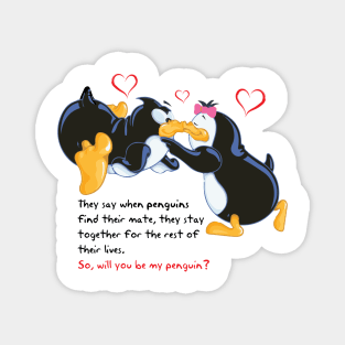 Penguin Love Magnet