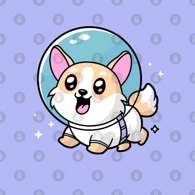 Space Corgi by zoljo