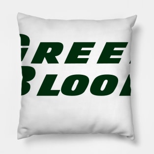 green blood jets Pillow