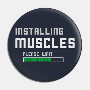Funny Gym Muscle T-Shirt Pin