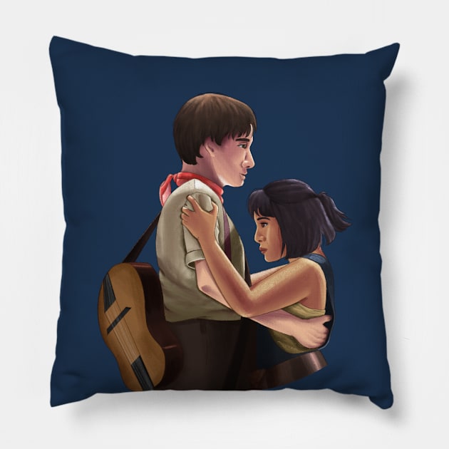 Orpheus and Eurydice Pillow by MyownArt