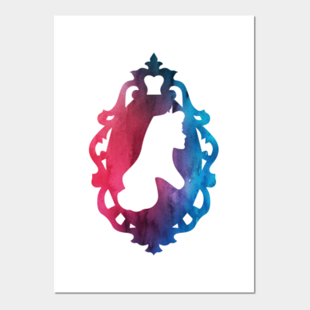 Aurora Silhouette Frame Sleeping Beauty Poster Und Kunst Teepublic De