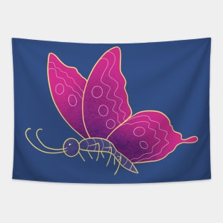 Purple Butterfly Tapestry