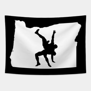 Oregon Wrestling Tapestry