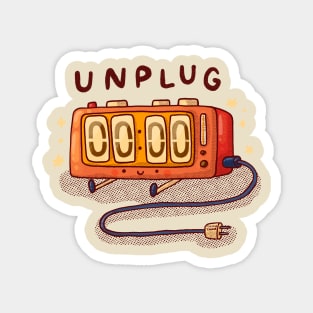 Unplug - Clock Magnet