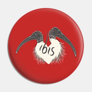 Elegant Ibis Duo Pin