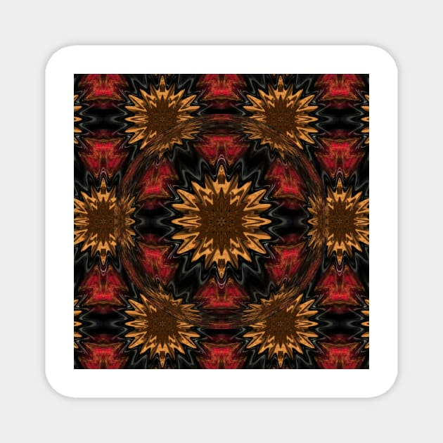 Boho Southwest Country Sunflower Magnet by Moon Art