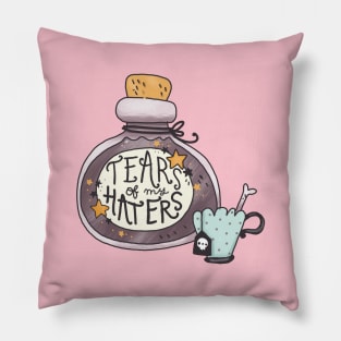 tears of my haters Pillow