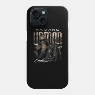 Kamaru Usman Grunge Phone Case