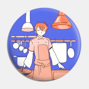 orange cat cooking 04 Pin