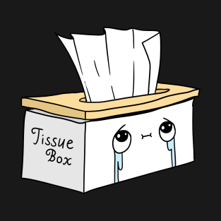 kawaii crying tissue box. T-Shirt