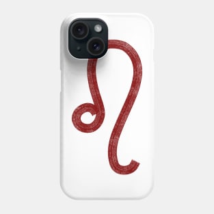 Red Leo Phone Case