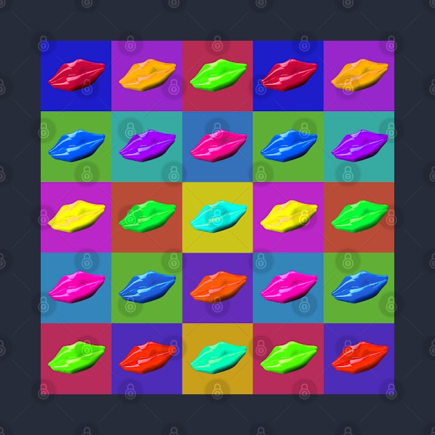 Lips in Pop Art style by RiverPhildon