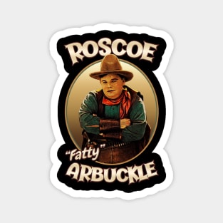 Roscoe 'Fatty' Arbuckle Design Magnet