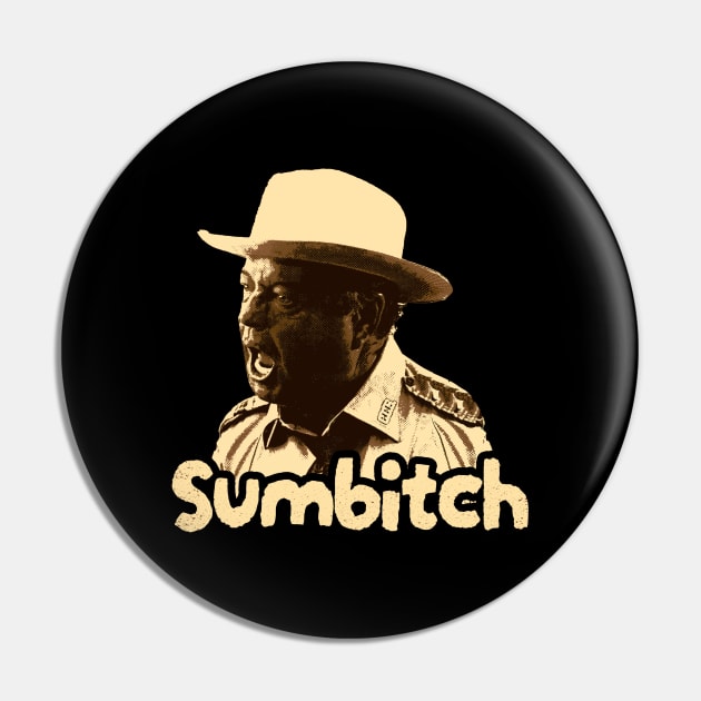 sumbitch - retro Pin by LAKOSH