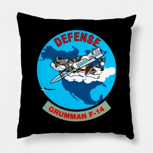 F-14 Tomcat - DEFENSE Grumman F-14 - Clean Style Pillow