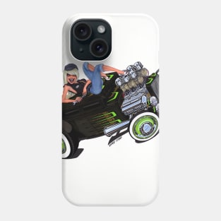 LEFTY LUCY Rat Rod Show Car Phone Case