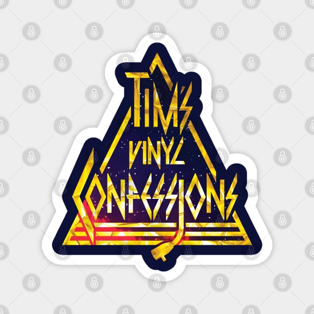 Vinylize (GOLD 'N' SKY) Magnet by Tim's Vinyl Confessions