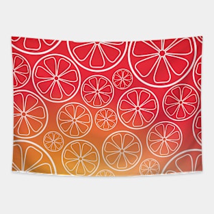 Citrus Slices (red/orange) Tapestry